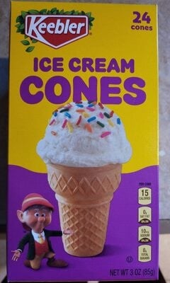 Keebler Ice Cream Cones package