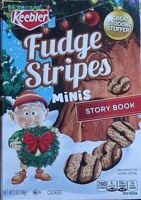 Keebler Fudge Stripes Minis Cookies package