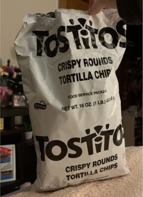 Tostitos Crispy Rounds Tortilla Chips package