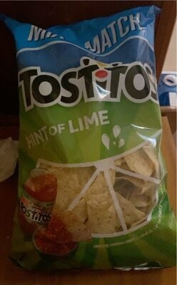 Tostitos Flavored Tortilla Chips, Hint Of Lime package