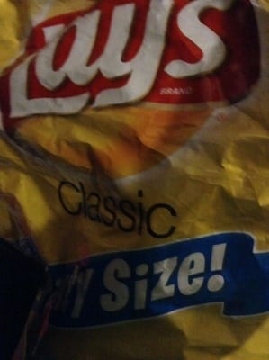 Lay's Classic Potato Chips Party Size Bag package