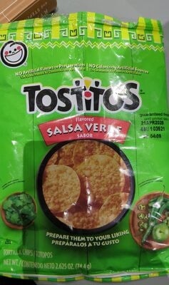 Tostitos Salsa Verde Corn Tortilla Chips package