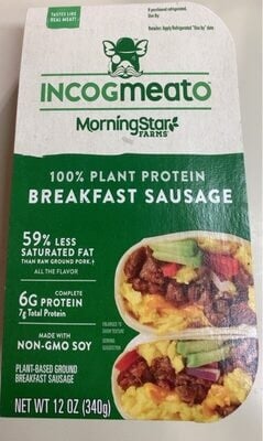Morningstar Farms 100% Plant Protein Breakfast Sausage package