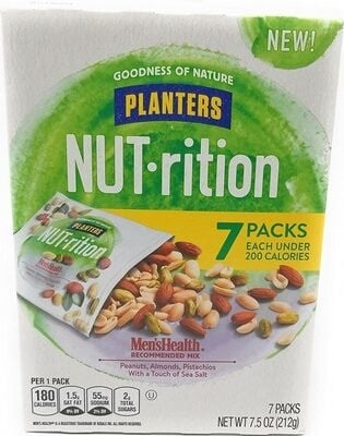 Planters Nut-Rition Men's Health Recommended Mix package