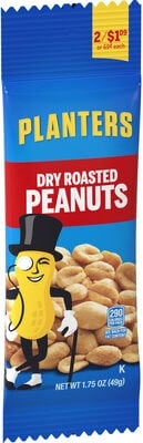 Planters Dry Roasted Peanuts packaging