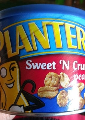Planters Sweet 'n Crunchy Peanuts package