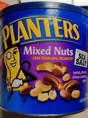 Planters Salted Mixed Nuts package