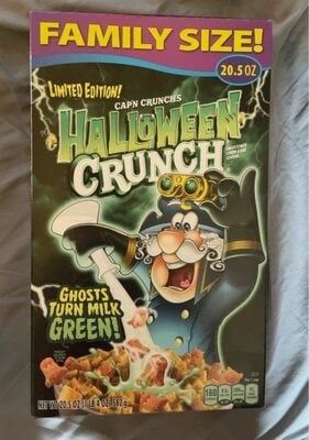 Cap'n Crunch's Sweetened Corn & Oat Cereal package