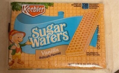 Keebler Vanilla Flavored Sugar Wafers package
