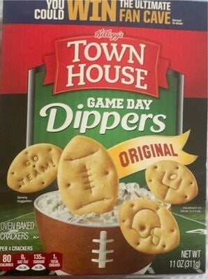 Town House Original Game Day Dippers Oven Baked Crackers package