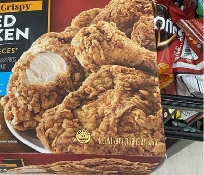 Banquet Southern Crispy Fried Chicken, Frozen Meal package