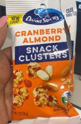 Ocean Spray Craisins, Fruit Clusters, Cranberry Almond package