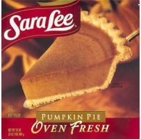 Sara Lee Oven Fresh Pie, Pumpkin package