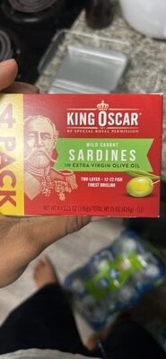 King Oscar Wild Caught Sardines In Extra Virgin Olive Oil package