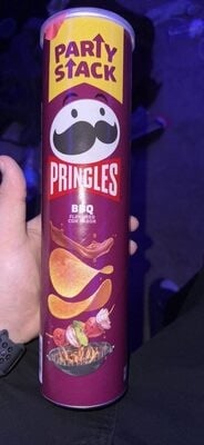 Pringles Crisps BBQ package