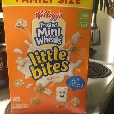 Kellogg's Mini-Wheats Cereal Little Bites Original package