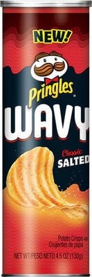 Pringles Wavy Crisps Classic Salted package