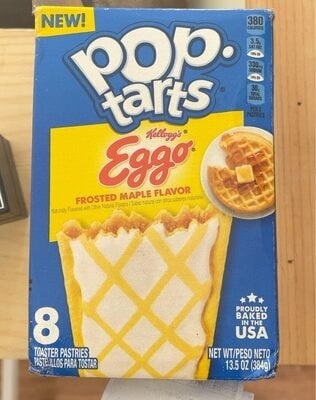 Pop-Tarts Frosted Maple Flavor Toaster Pastries package