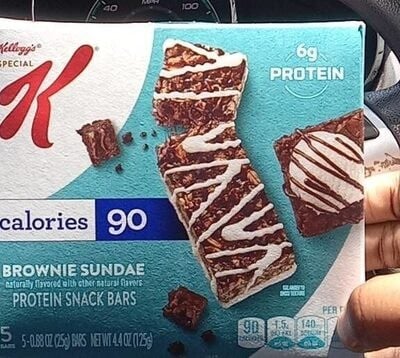 Special K Brown Sundae Protein Snack Bars package