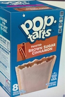 Pop-Tarts Frosted Brown Sugar Cinnamon Toaster Pastries package