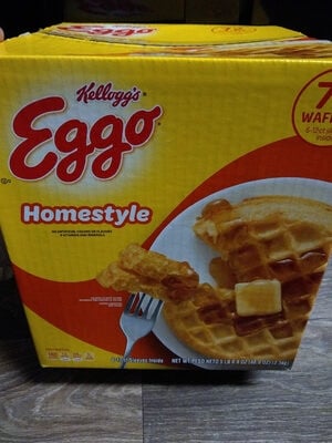 Eggo Homestyle Waffles package