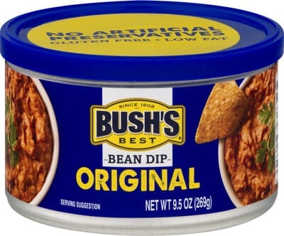 Bush's Best Original Bean Dip packaging