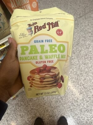 Bob's Red Mill Grain Free Paleo Pancake & Waffle Mix packaging