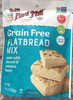 Bob's Red Mill Grain Free Flatbread Mix packaging