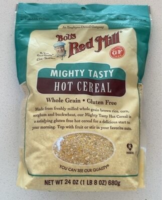 Bob's Red Mill Mighty Tasty Hot Cereal package