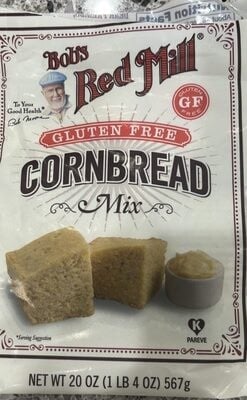Bob's Red Mill Cornbread Gluten Free Mix packaging