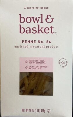 Shoprite Enriched Macaroni Product, Penne No. 84 package