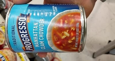 Progresso Traditional Manhattan Clam Chowder packaging