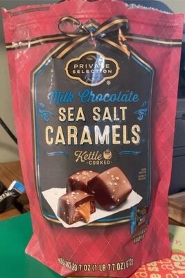 Private Selection Milk Chocolate Sea Salt Caramels package