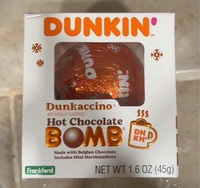 Frankford Dunkaccino Hot Chocolate Bomb packaging