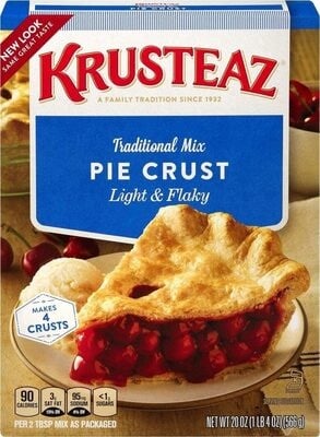 Krusteaz Pie Crust Light & Flaky Traditional Mix package