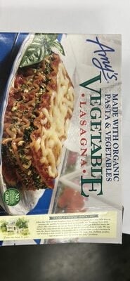 Amy's Vegetable Lasagna packaging