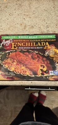 Amy's Enchilada With Spanish Rice & Beans package
