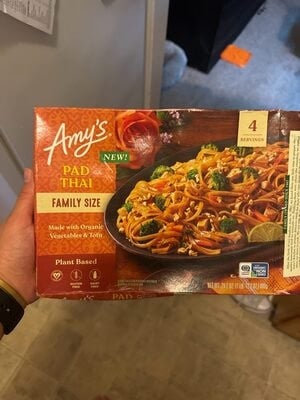 Amy's Pad Thai package