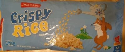 Malt O Meal Crispy Rice Cereal package
