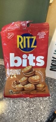 Ritz Peanut Butter Cracker Sandwiches Bits package