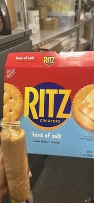 Ritz Hint Of Salt Crackers package