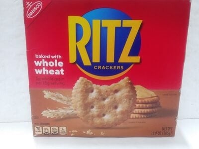 Ritz Whole Wheat Crackers package