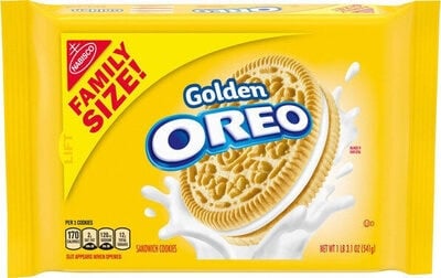 Oreo Golden Sandwich Cookies package