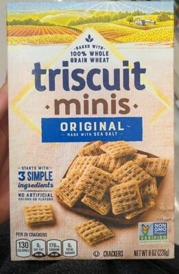 Triscuit Crackers-Mini Mini 1x8 Oz package