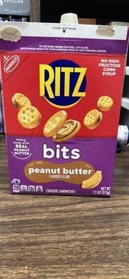 Ritz Peanut Butter Bits Cracker Sandwiches package