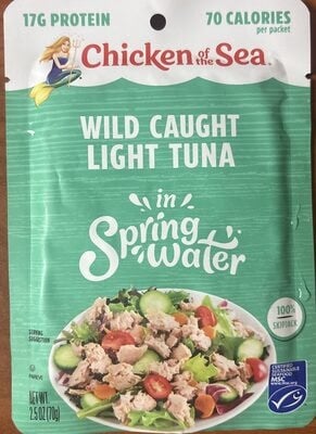 Chicken Of The Sea Spring Water Light Tuna package