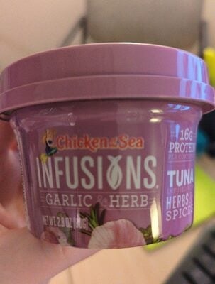 Chicken Of The Sea Garlic & Herb Tuna package