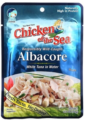 Chicken Of The Sea Albacore In Spring Water Tuna package