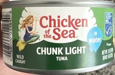 Chicken Of The Sea Chunk Light Tuna In Water package