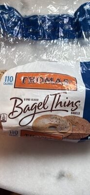 Thomas' Everything Pre-Sliced Bagels package